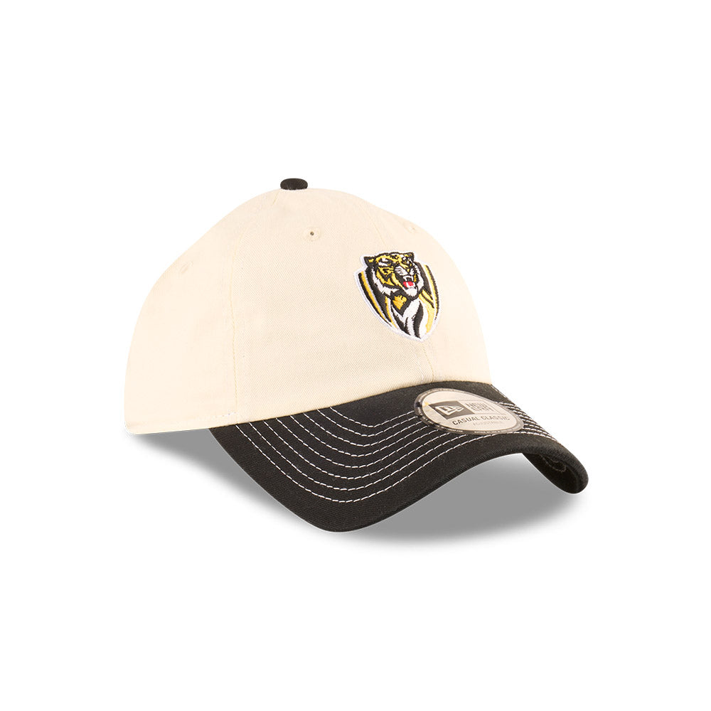 Richmond Tigers Hat - 2025 AFL 2Tone Chrome Contrast Casual Classic Strapback Cap - New Era